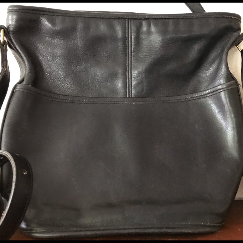 Vintage Coach Black Crossbody